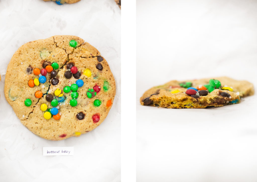 Butternut Bakery M&M cookie.