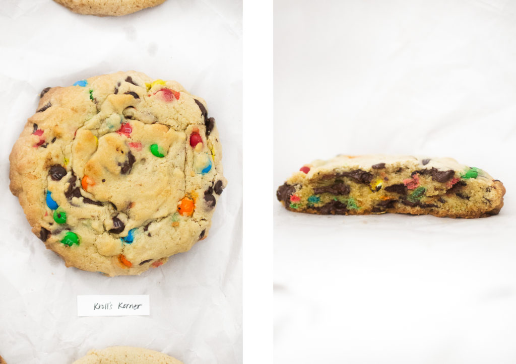 Krolls Korner M&M cookie.