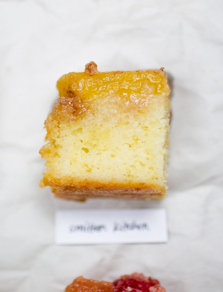 Smitten Kitchen upside down pineapple cake.
