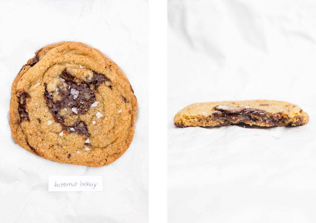 Butternut Bakery brown butter chocolate chip cookie.