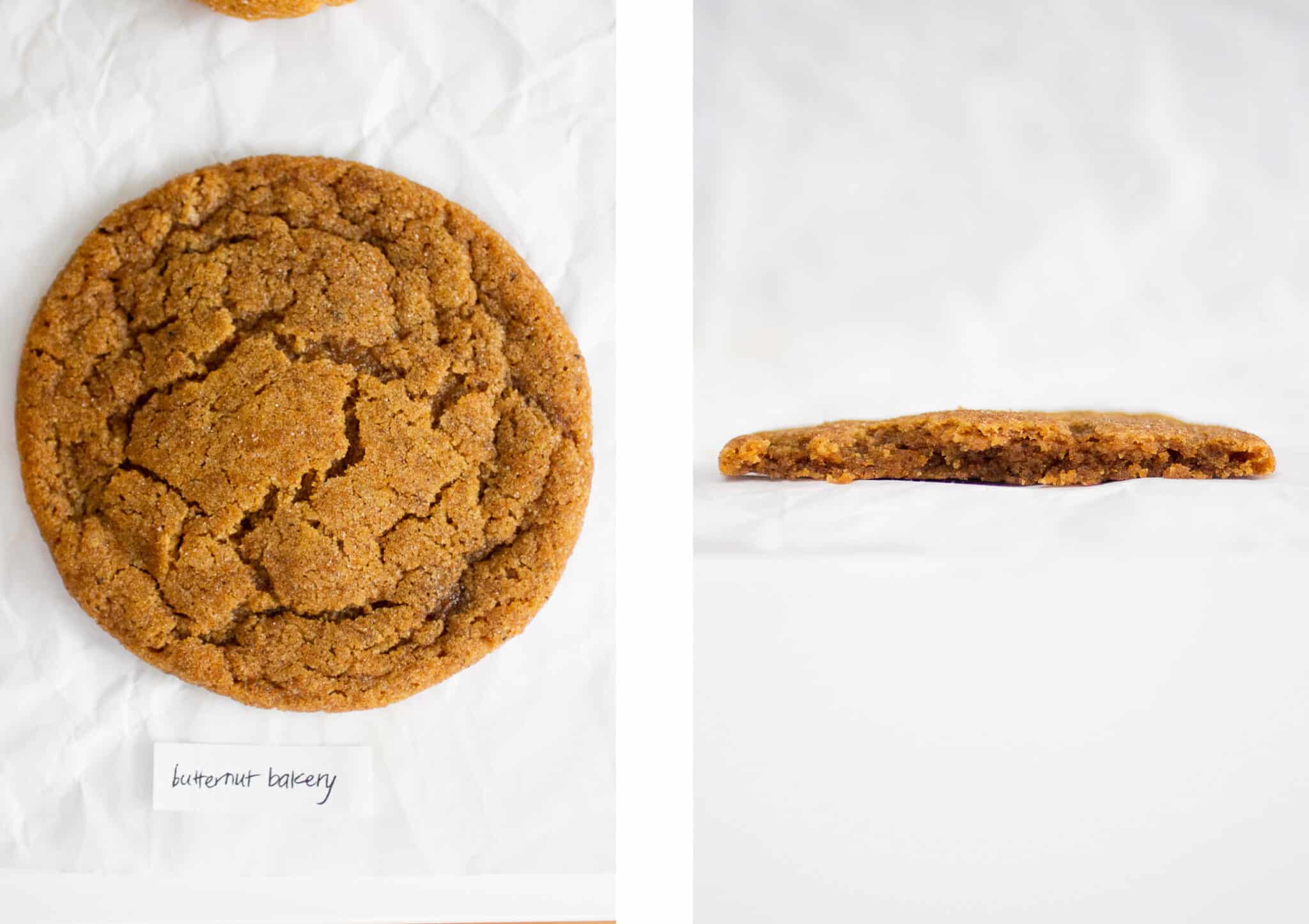 Butternut bakery pumpkin cookie.