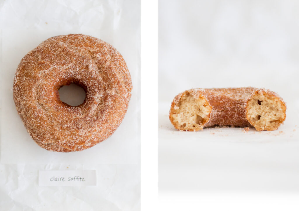 Claire Saffitz apple cider doughnut.