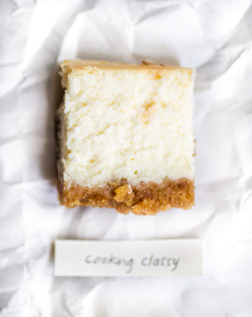 Cooking Classy cheesecake.