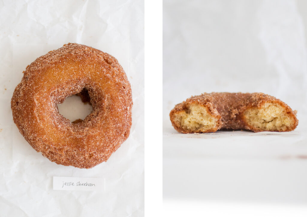 Jessie Sheehan apple cider doughnut.
