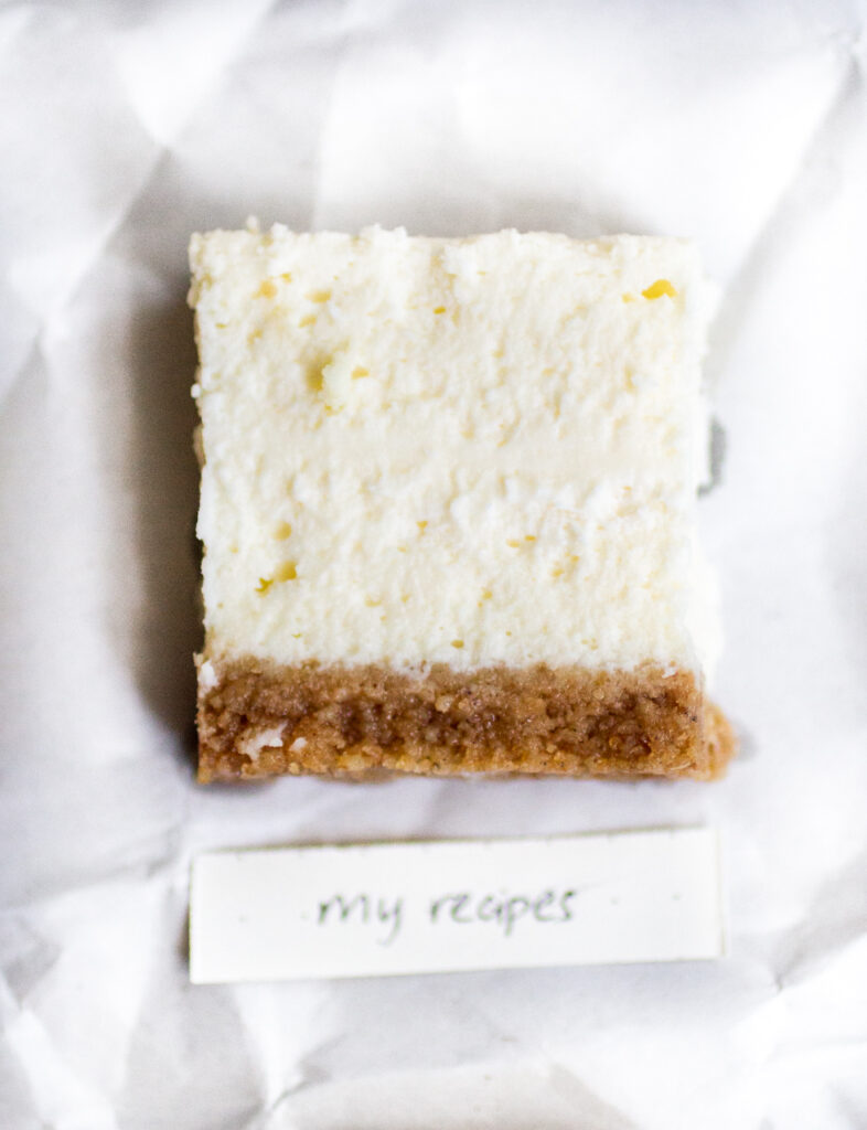 My Recipes cheesecake.