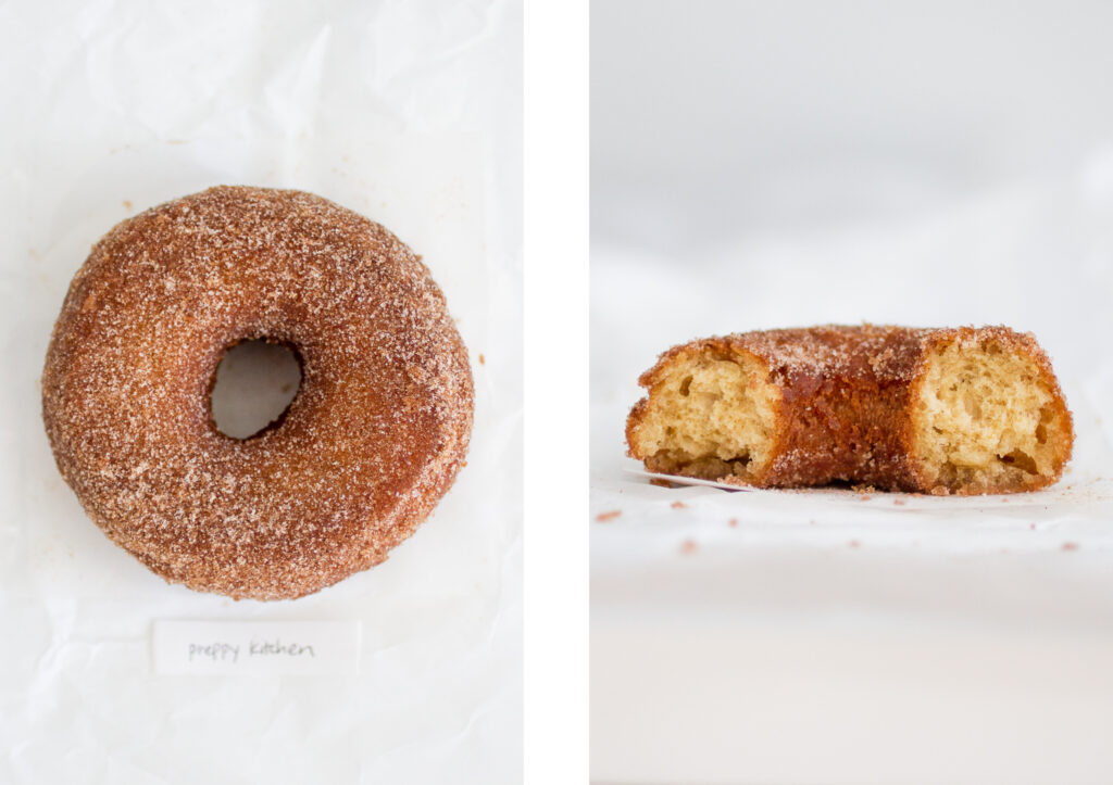 Preppy Kitchen apple cider doughnut.