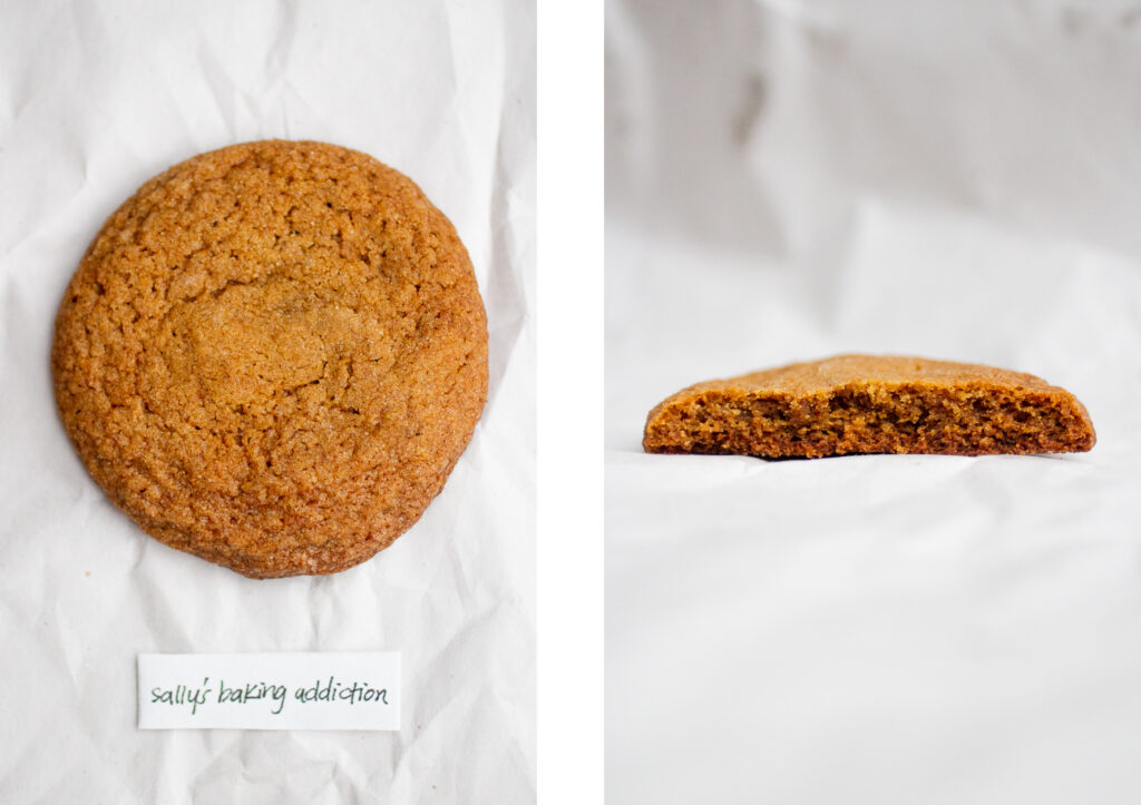Sally\'s Baking Addiction ginger molasses cookie.