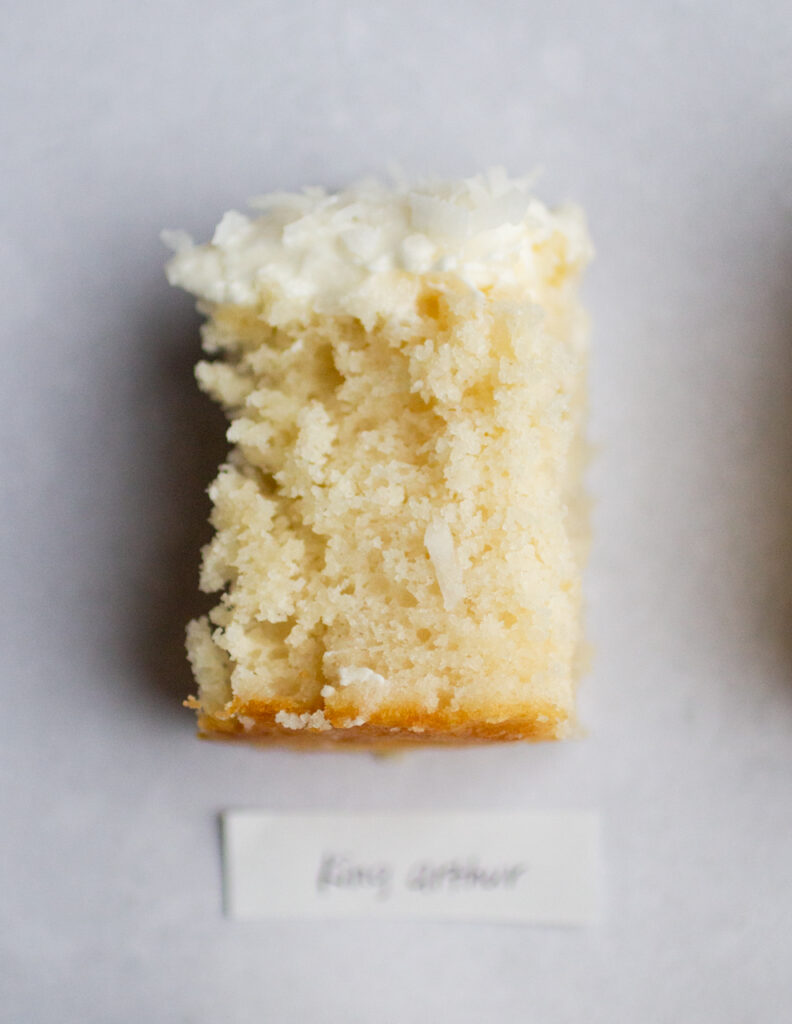 King Arthur coconut cake.