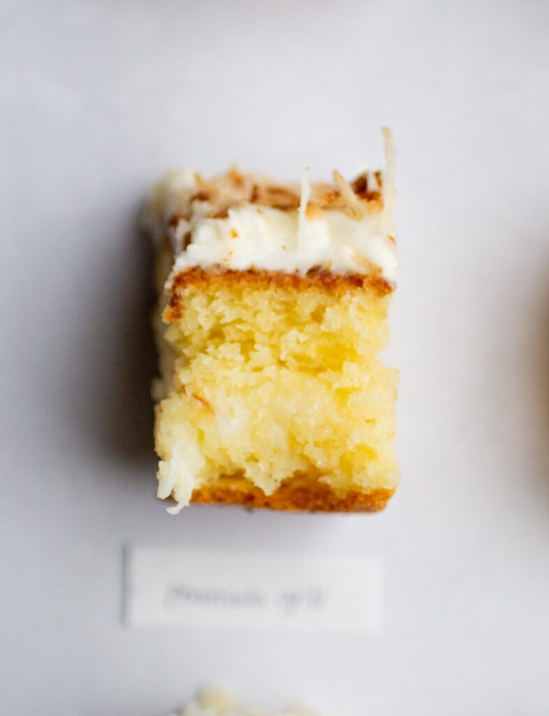 Peninsula Grill coconut cake.