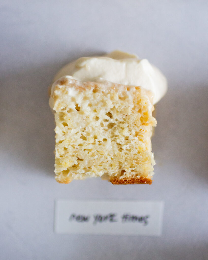 New York Times tres leches cake.