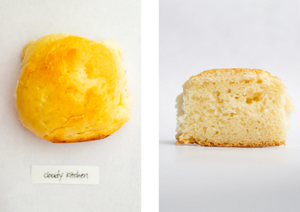 Cloudy Kitchen yeast dinner roll.