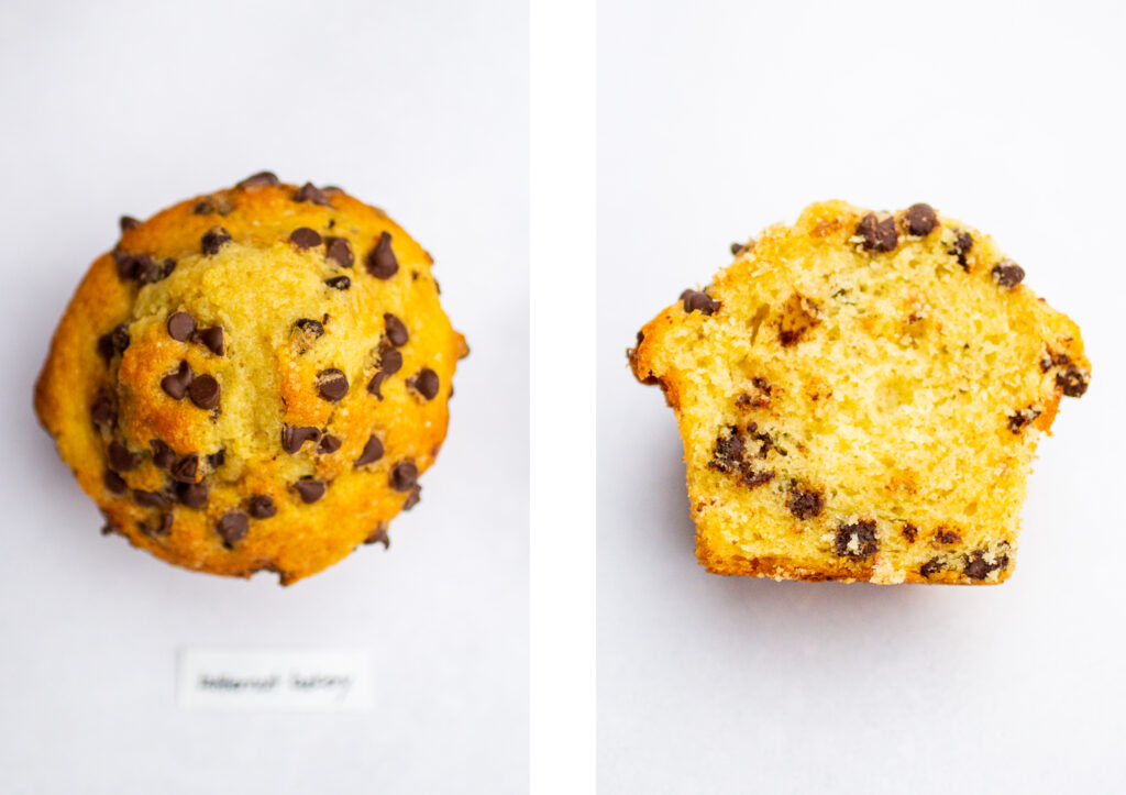 Butternut Bakery chocolate chip muffin.