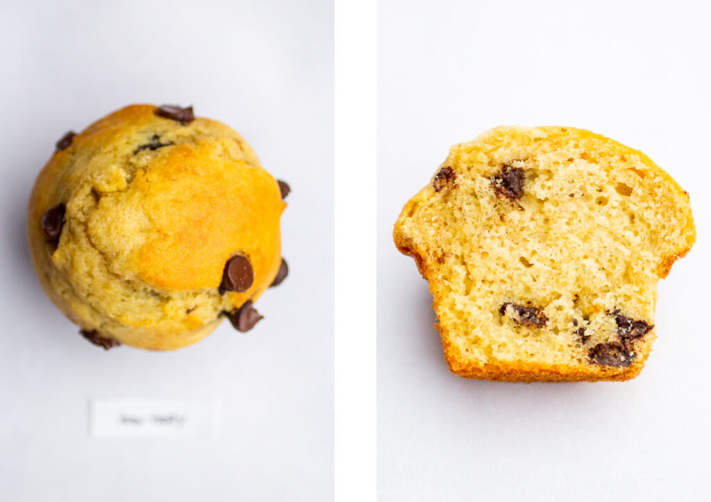 How Tasty chocolate chip muffin.