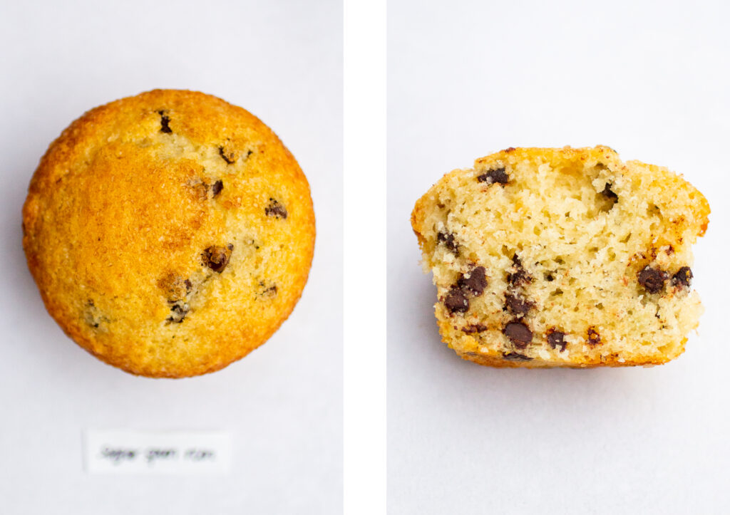 Sugar Spun Run chocolate chip muffin.