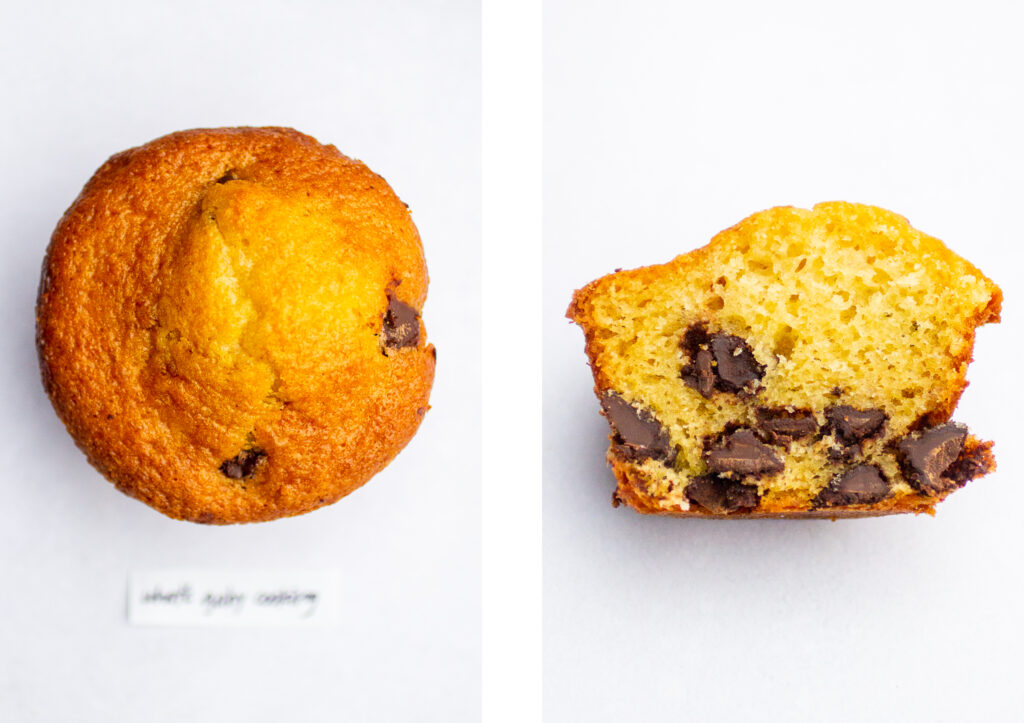 What\'s Gaby Cooking chocolate chip muffin.