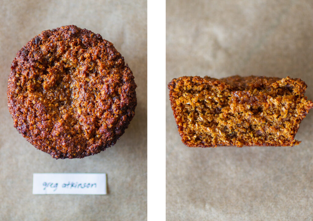 Greg Atkinson bran muffin.
