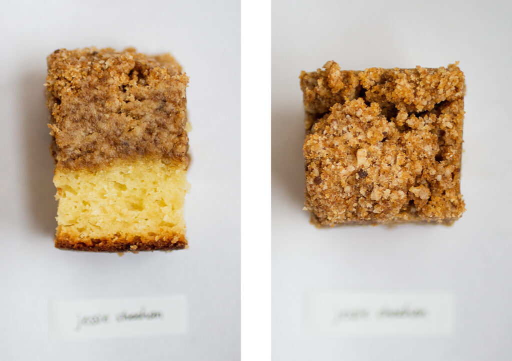Jessie Sheehan crumb cake.
