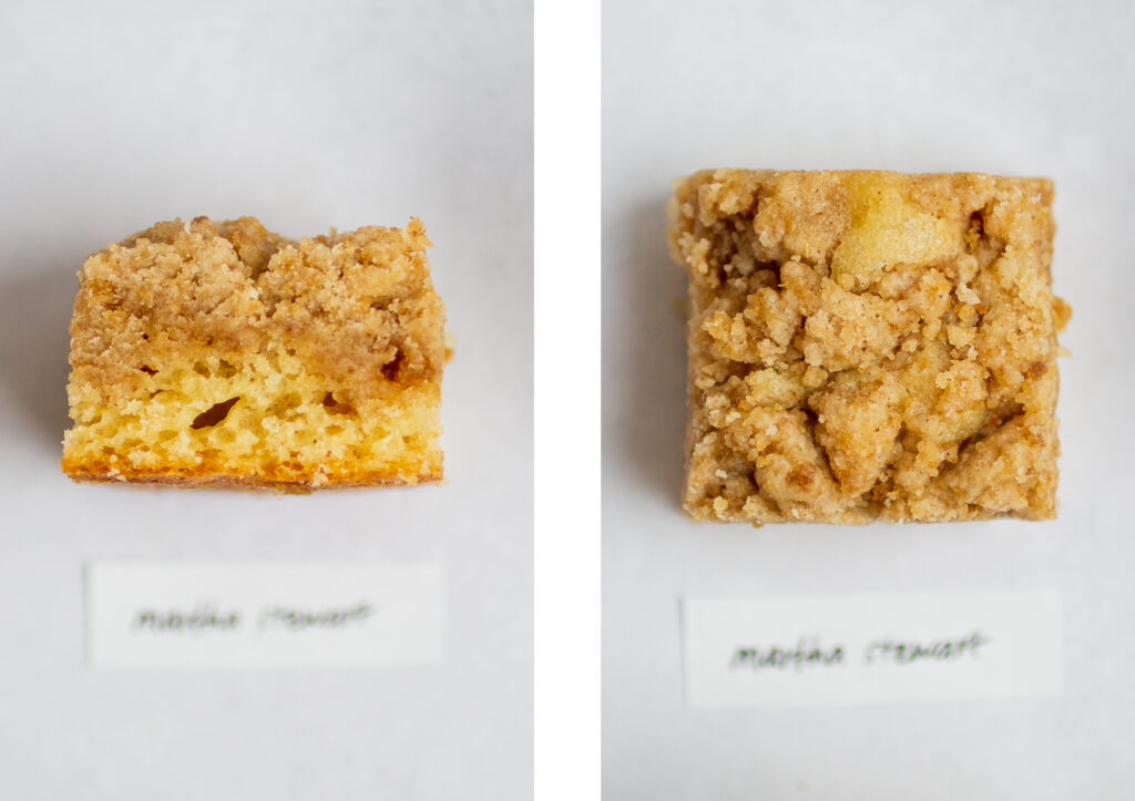 Martha Stewart crumb cake.