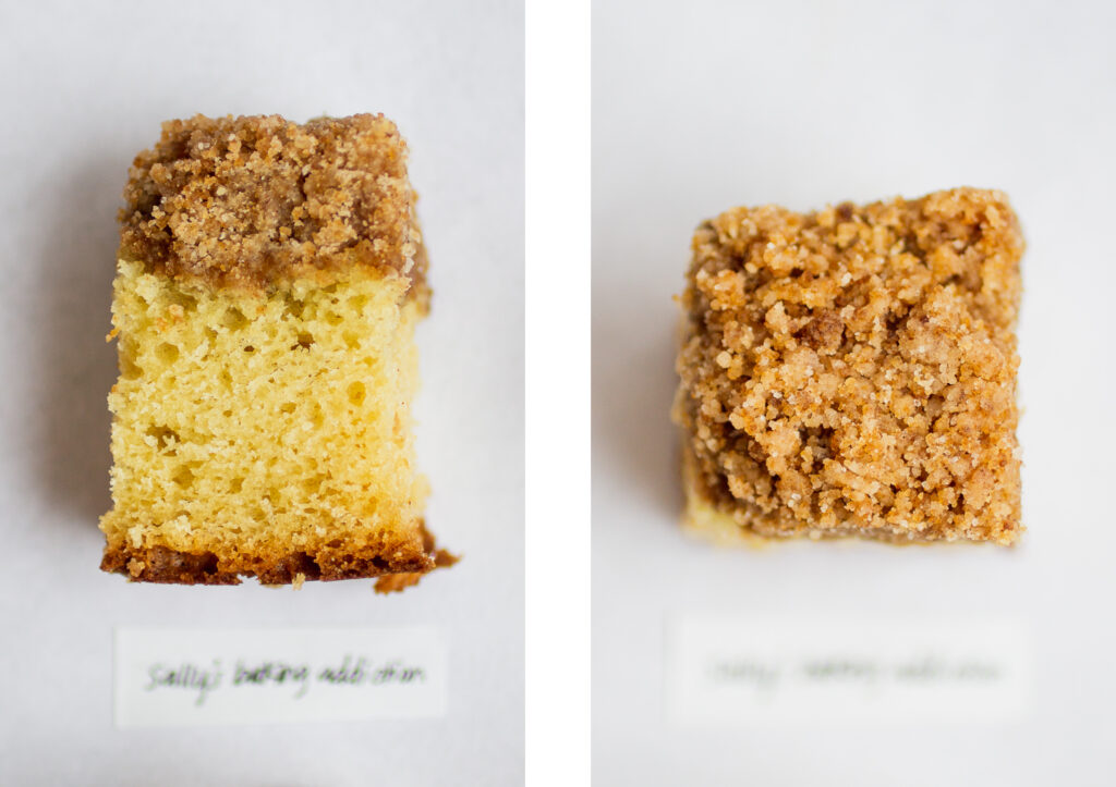 Sally\'s Baking Addiction crumb cake.
