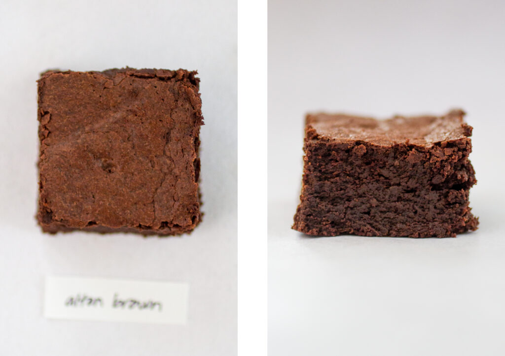 Alton Brown brownies.
