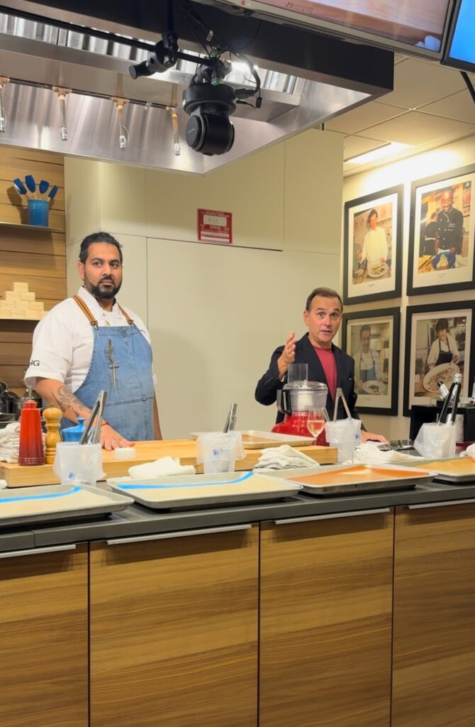 De Gustibus cooking school demo.