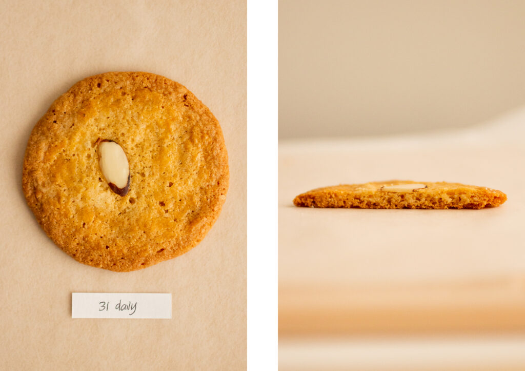 31 Daily Chinese almond cookie.