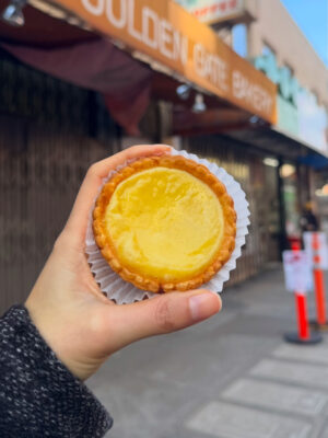 Golden Gate Bakery egg tart.