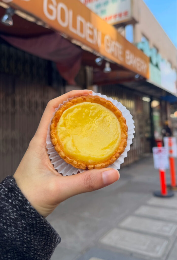 Golden Gate Bakery egg tart.