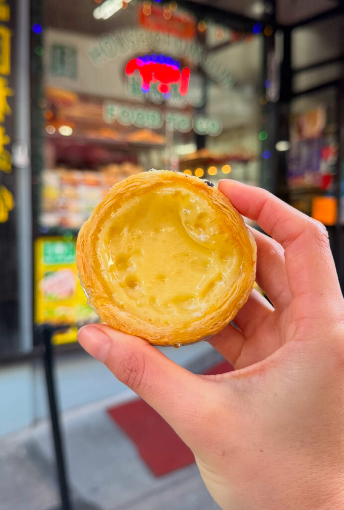 House of Dim Sum egg tart.