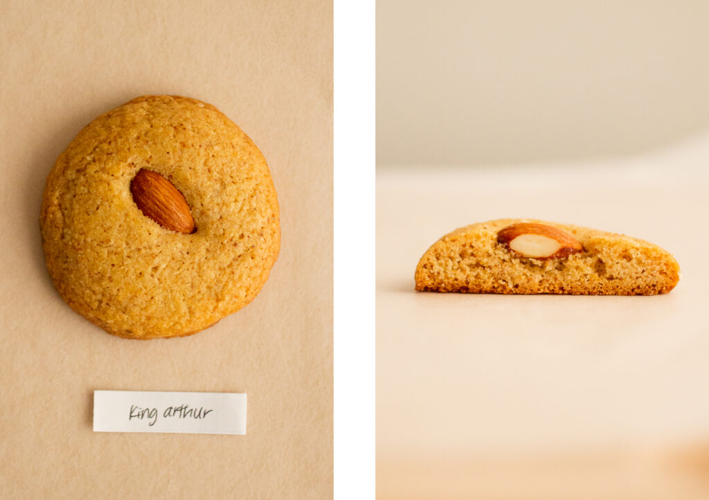 King Arthur almond cookie.