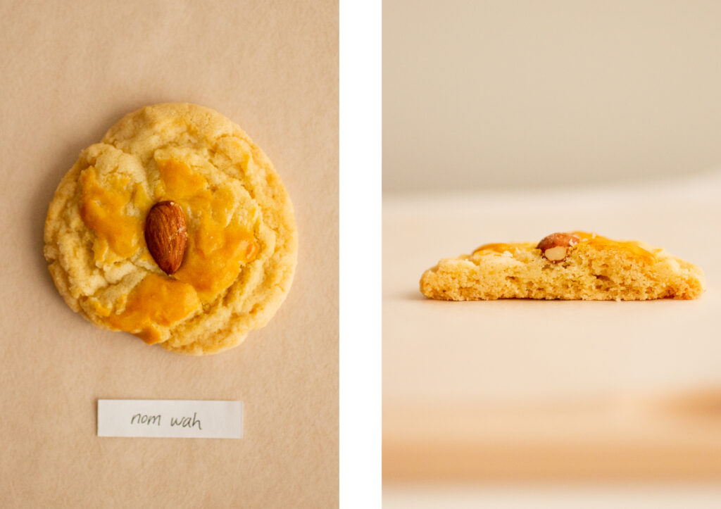 Nom Wah almond cookie.