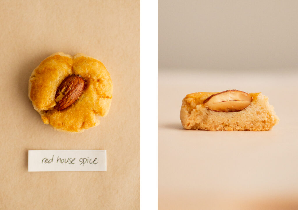 Red House Spice almond cookie.
