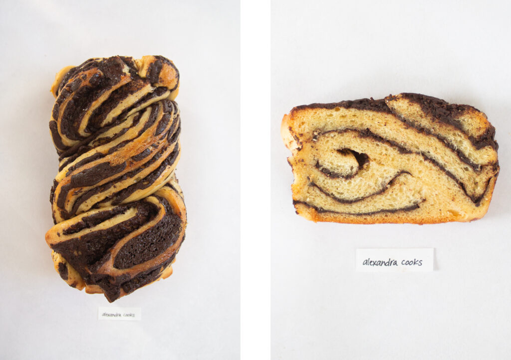 Alexandra Cooks chocolate babka.