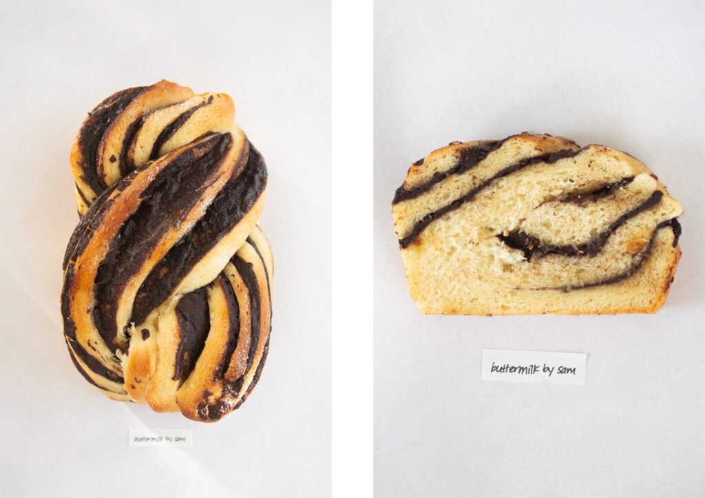 Buttermilk by Sam chocolate babka.