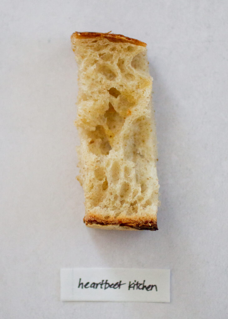 Heartbeet Kitchen sourdough bread.