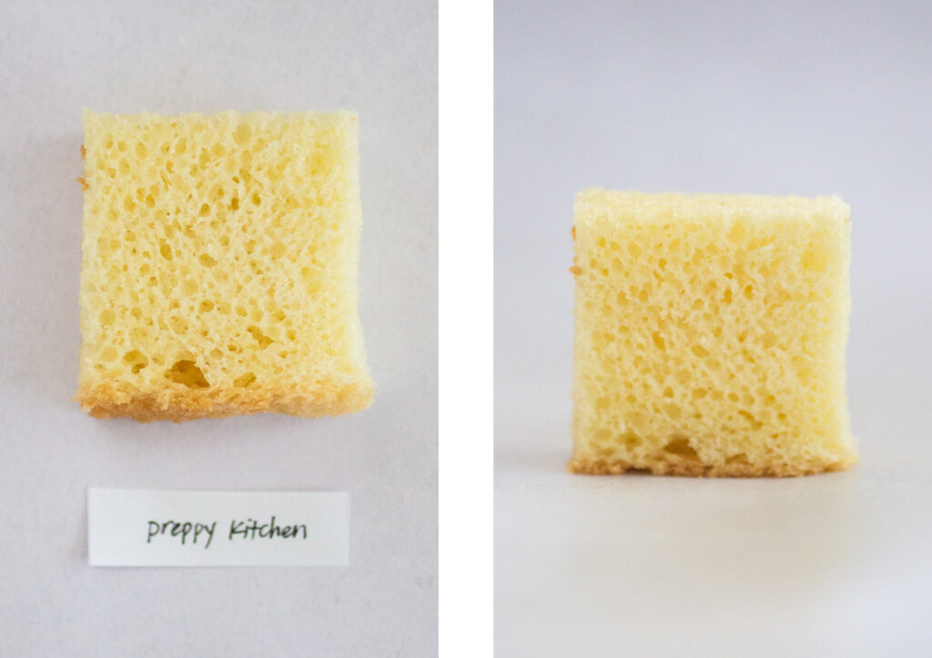 Preppy Kitchen chiffon cake.