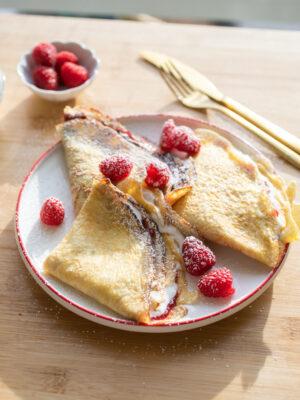 Cottage Cheese Crepes
