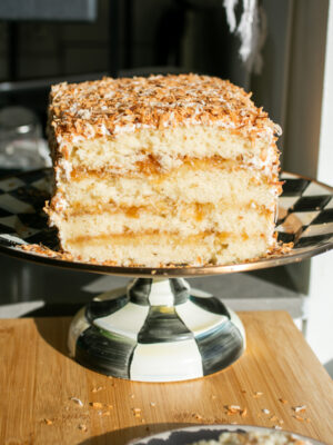 Coconut Caramel Cake