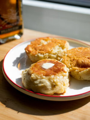 Golden Ricotta Pancakes